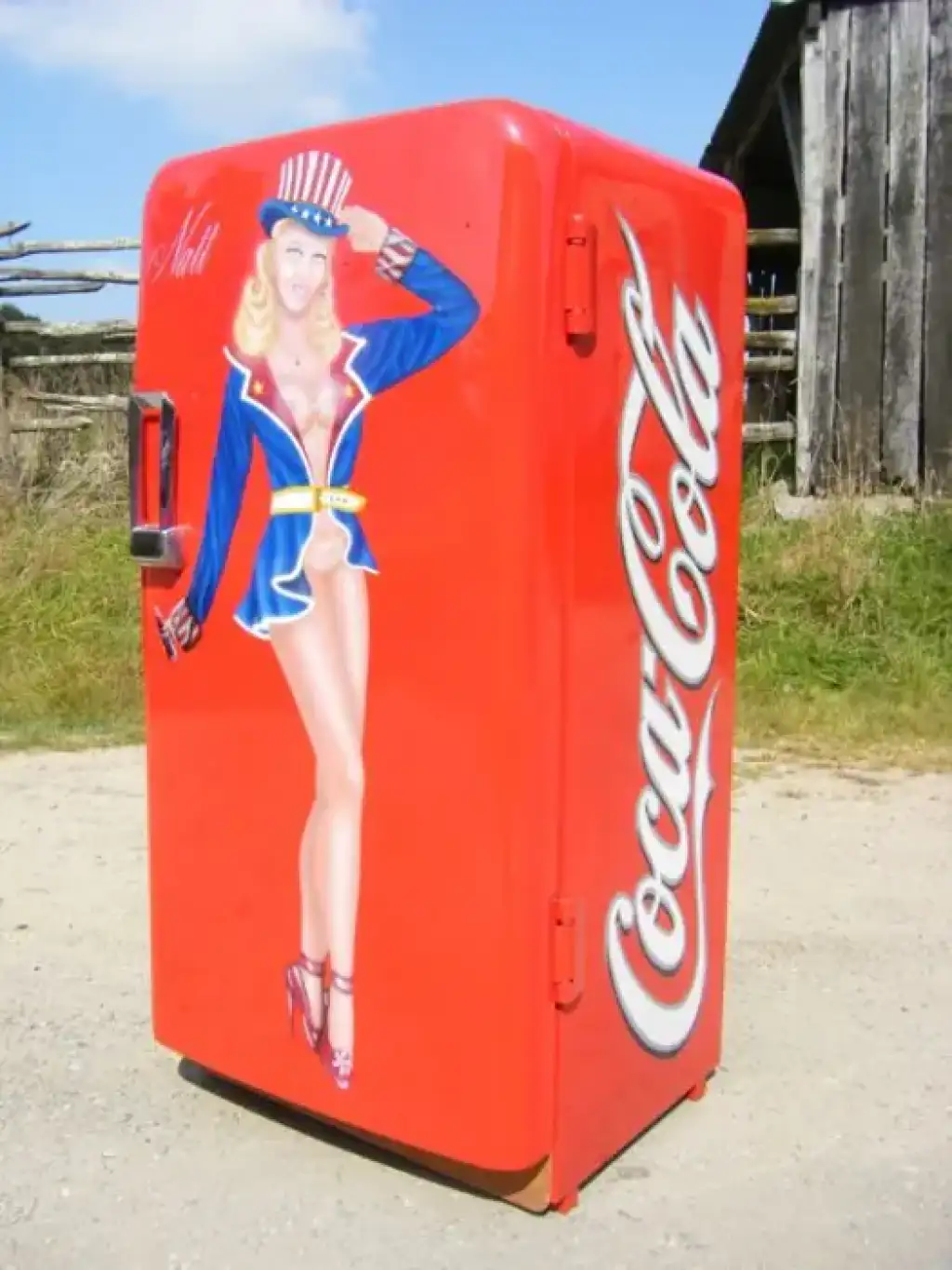 Frigo des années 70 Coca Cola